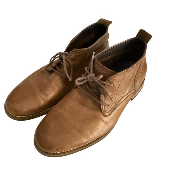 COLE‎ HAAN Charles Brown Leather Mens Comfort Chukka Boots, 10 - Picture 1 of 7